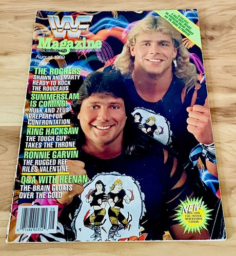 1989 wwf magazine the rockers - 1989,